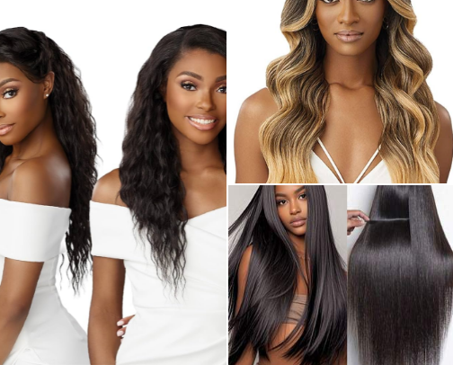 Budget-Friendly Lace Wigs: 13×6 / 13×4 / 5×5 – 10″ to 40″ cover photo collage