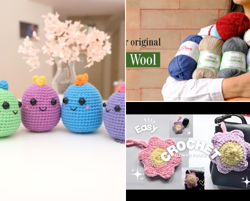 Crochet Details cover photo collage