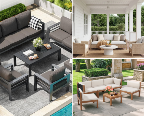 Patio Essentials this summer 2025 cover photo collage