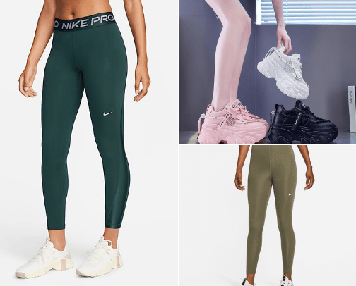 Nike attire cover photo collage