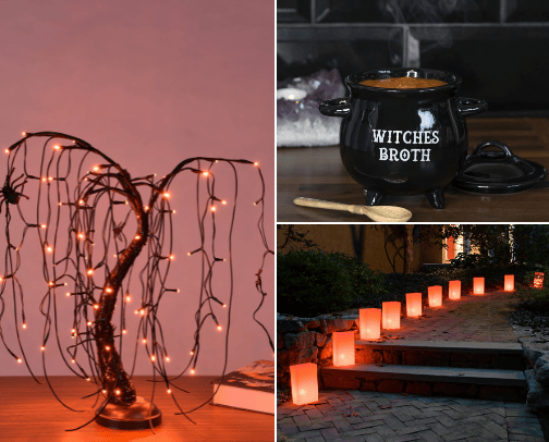 Halloween decor🍂 cover photo collage