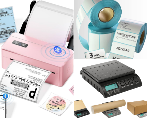 Packed With Love: Small Business Packaging Essentials. cover photo collage
