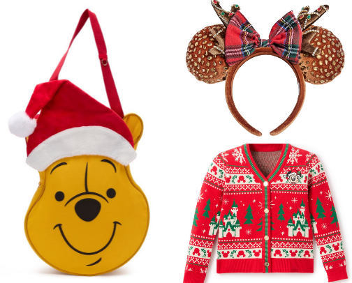 Holiday fits at disney parks ✨️🎄 cover photo collage