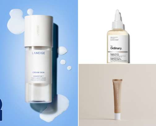 My Favorite Skincare Products cover photo collage