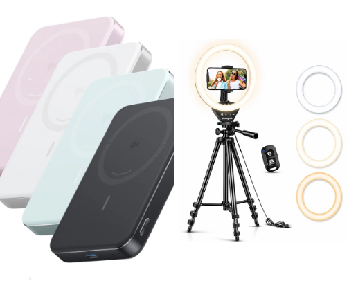Camera's & Chargers cover photo collage