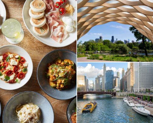 my life in chicago summarized in a list cover photo collage
