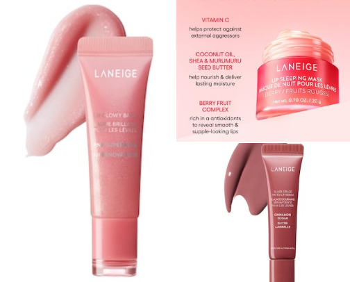 Lipluxe-high shine hydrating with a plush finish cover photo collage