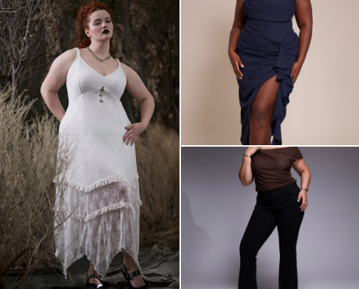 Trendy and Fashion Forward Plus Size Clothing Brands cover photo collage