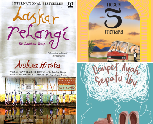 Indonesian Literary Gems for Young Readers cover photo collage