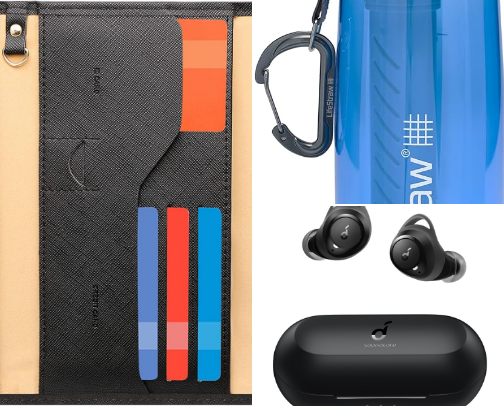 Must have carry on essentials cover photo collage