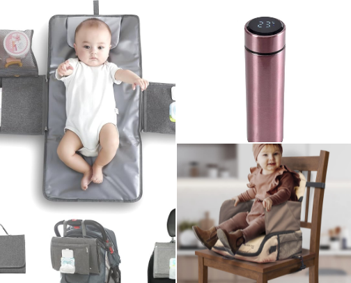 Family Travel Essentials ✈️ | Lo que siempre llevamos en nuestros viajes cover photo collage