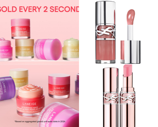Lips cover photo collage