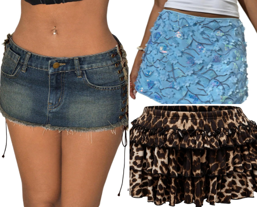 Y2K MINI SKIRTS FOR PLUS SIZE WOMEN! cover photo collage