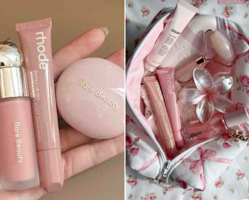 My Makeup Routine 🧸 cover photo collage