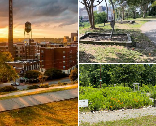 Green Spaces cover photo collage