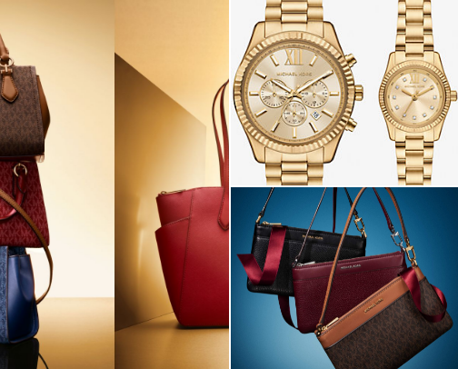 All in Obsession for Michael Kors 👜👛👟⌚ cover photo collage