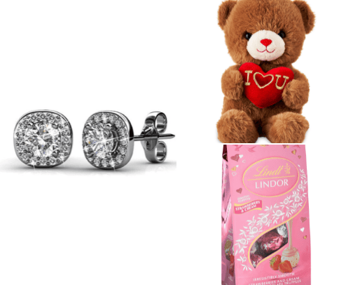 Valentines day gifts cover photo collage