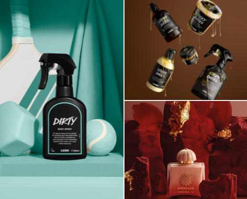The Scent Wardrobe 🌸 cover photo collage