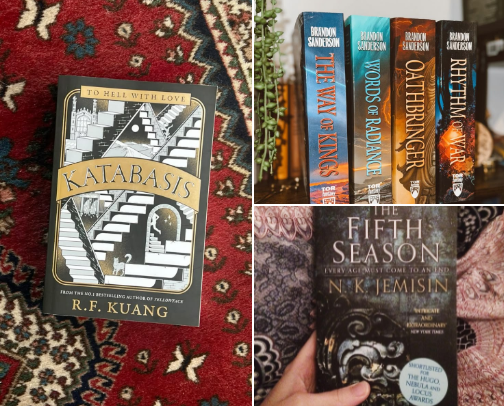 My favorite book recs cover photo collage