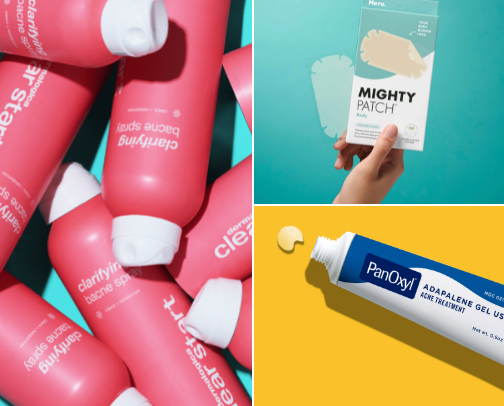 Skincare Routine for Acne/Breakouts cover photo collage
