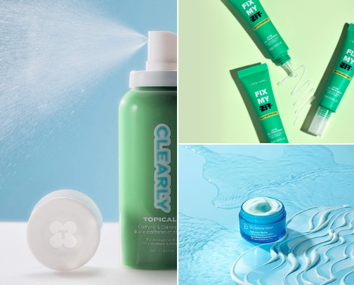 Skincare for Acne/Breakouts cover photo collage