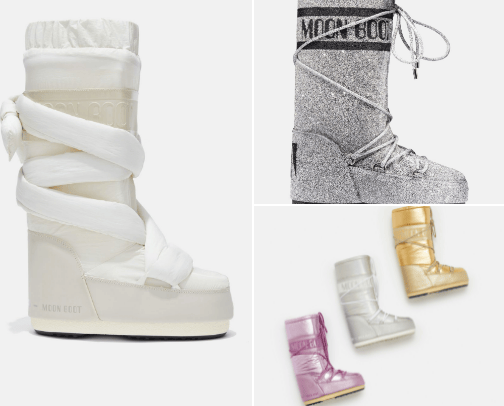 Moon boot cover photo collage