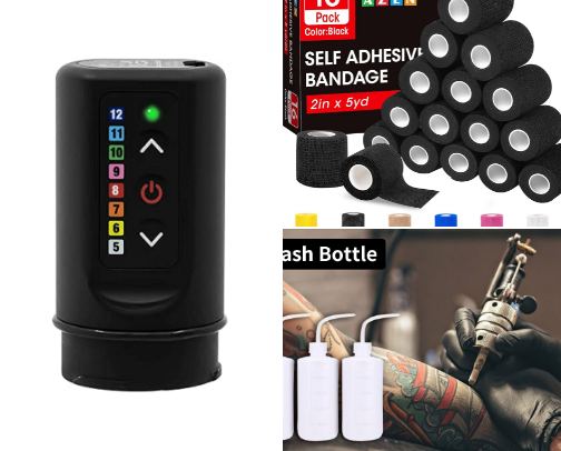 Tattoo Supplies cover photo collage