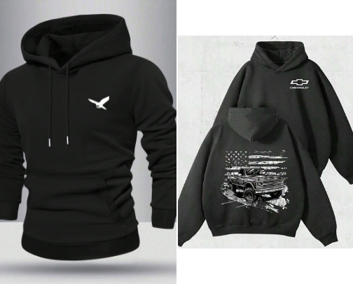 Men's hoodies cover photo collage