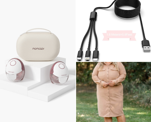 Hospital bag for mama (as a second time mom) cover photo collage