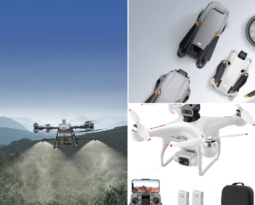 Recreational drone & commercial use. cover photo collage