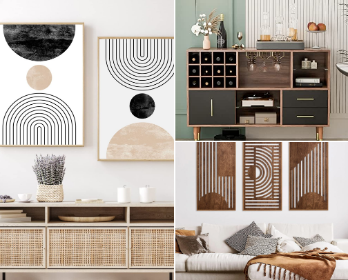 Mid Century Modern cover photo collage