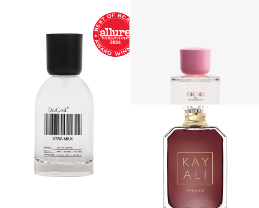 Perfumes and smells cover photo collage