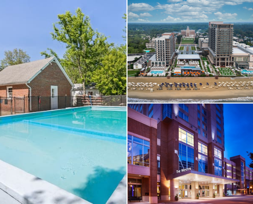 Top Accommodations in Hampton Roads cover photo collage