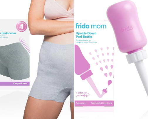 Postpartum cover photo collage