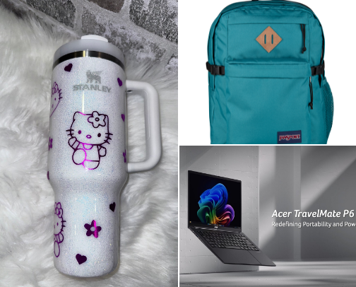 College Back to school Must haves! cover photo collage