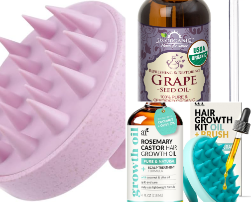 haircare cover photo collage