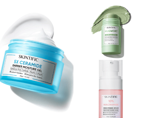 daftar Produk Skincare Skintific Terbaik untuk Kulit Sehat dan Glowing" cover photo collage