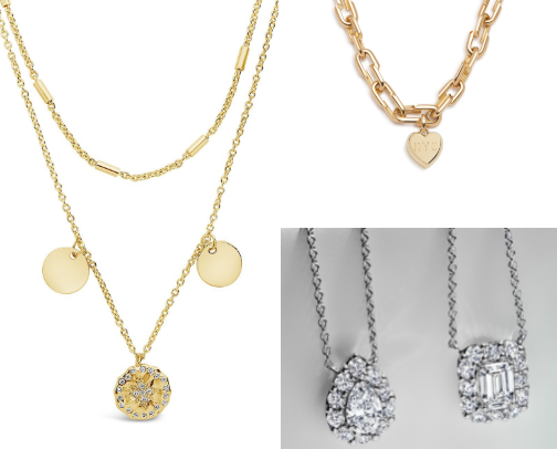 👌Cute & aesthetic necklaces for everyday outfits🔥 cover photo collage