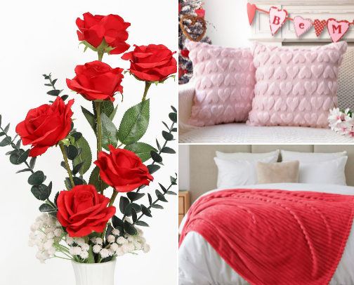 Valentine's Day ❤️- I L.O.V.E it🥰 cover photo collage