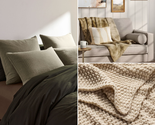 The Comfy and The Cozy: Bedding and Blankets🍂 cover photo collage
