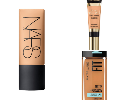 best matte foundations cover photo collage