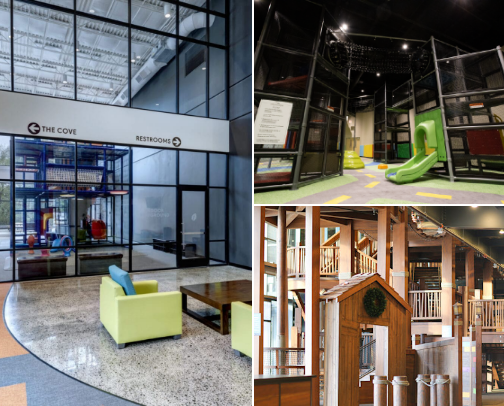 Top Indoor Play Spaces in Dallas Fort Worth Metroplex for Kids cover photo collage