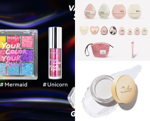 products i use for makeup cover photo collage