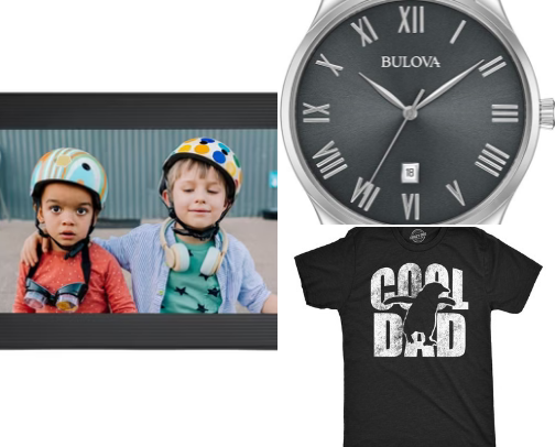 AWESOME FATHER'S DAY GIFTS- FOR THE DAD WHO DESERVES IT ALL cover photo collage