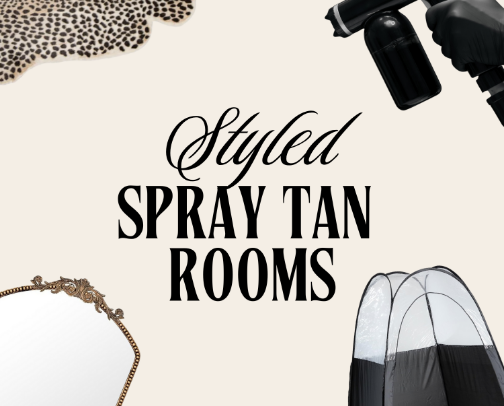 Styled Spray Tan Studios cover photo collage