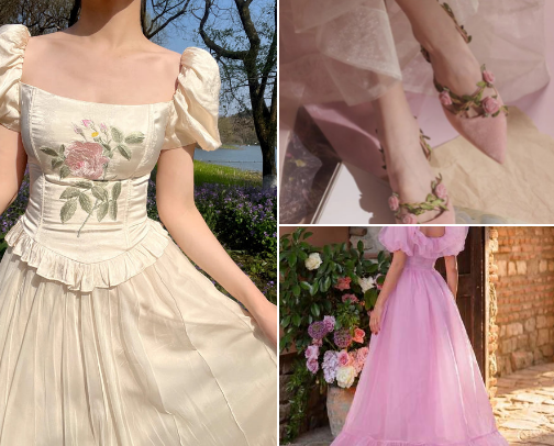 fairycore, Y2K, and whimsical fashion aesthetics cover photo collage