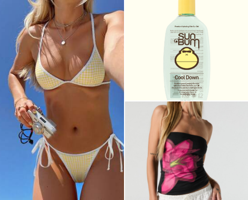 Summer essentials ☆ cover photo collage