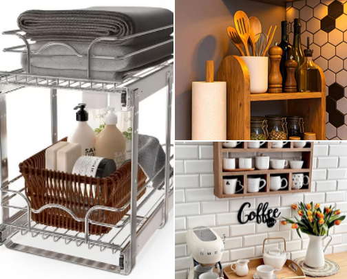 Essential Storage & Kitchen Must-Haves cover photo collage