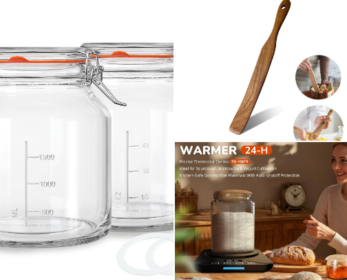 The Tools to Help Elevate your Sourdough. cover photo collage