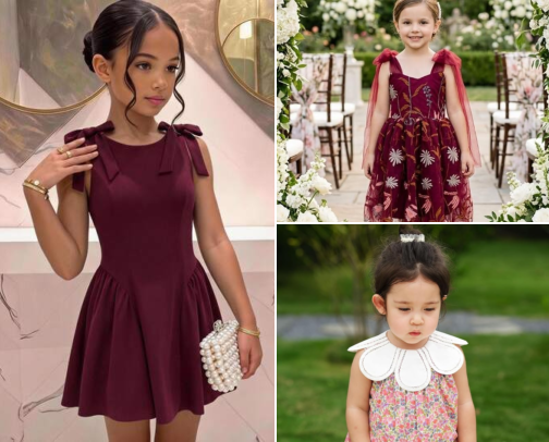Adorable Little Girl Dresses 🎀 | Cute Toddler & Girls’ Dresses cover photo collage